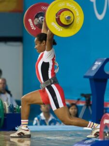 Dika Toua won gold in the Women's 53kg event 2014