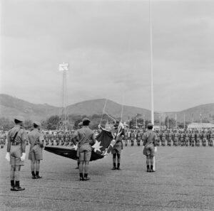 1975 australian flag lowering